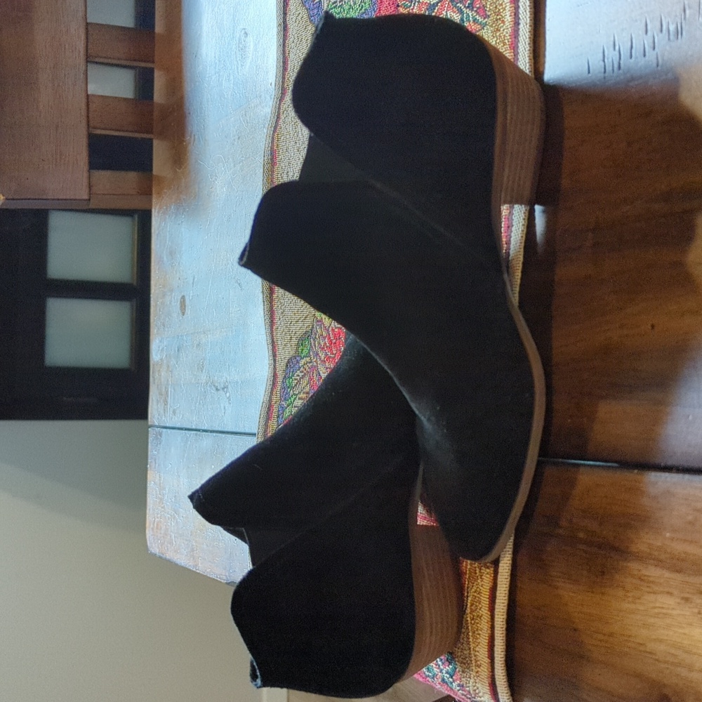 Black ankle boots